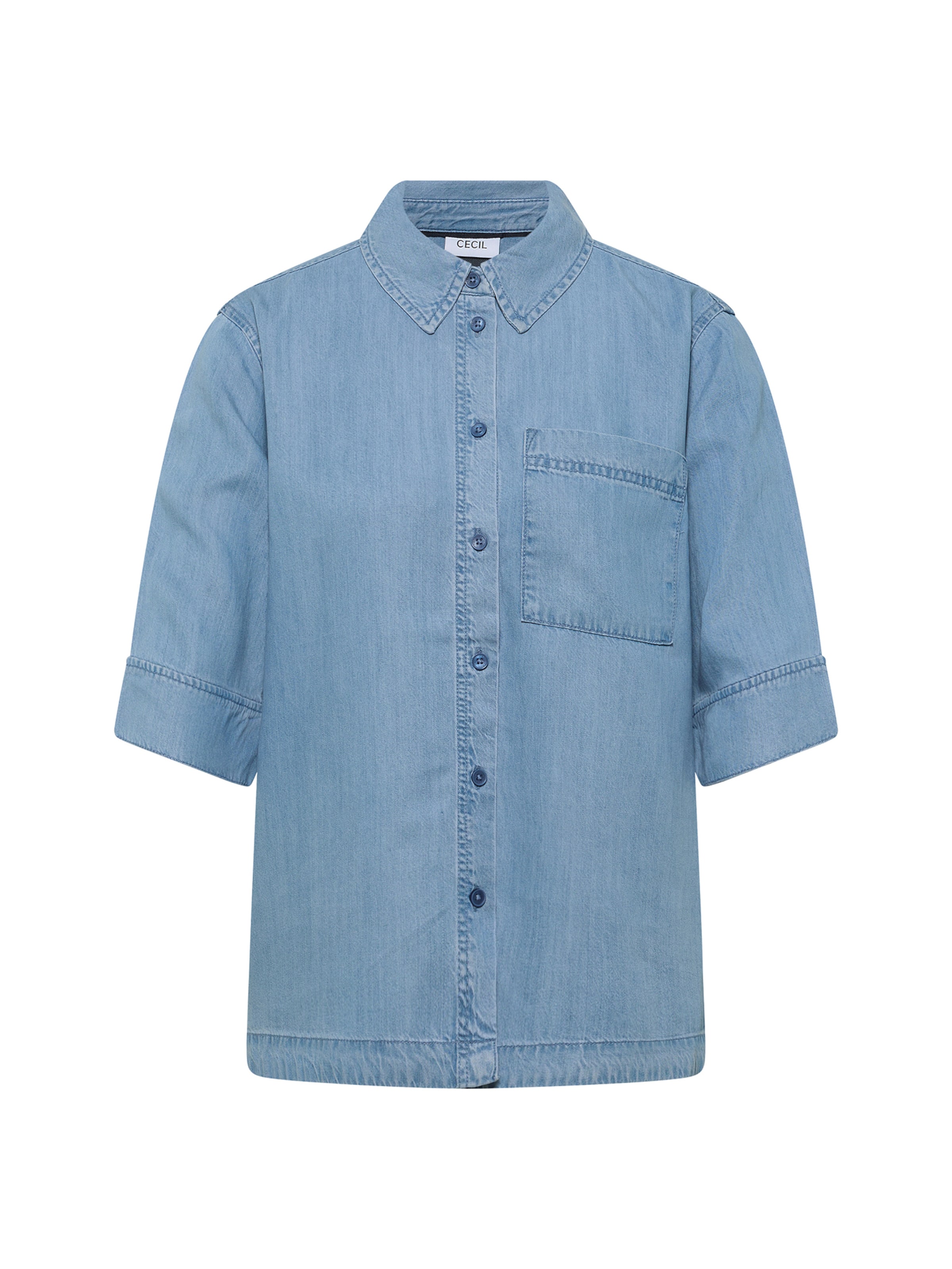 Camicia da donna di CECIL in blu: frontale