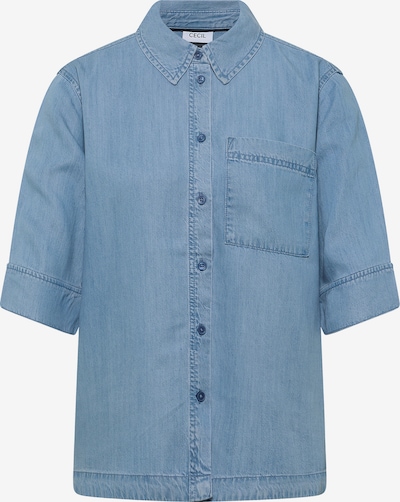 CECIL Bluse in XL in blue denim, Produktansicht