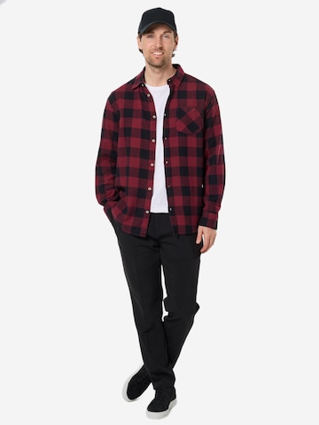 Regular fit Camicia 'Denver' di Denim Factory in rosso