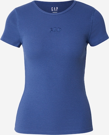 Tricou de la GAP pe albastru: față