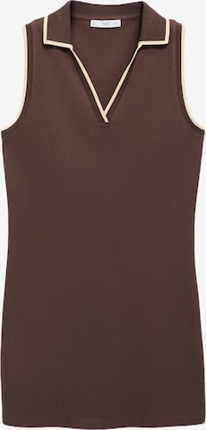 Robe d’été 'POLA-H' MANGO en marron : devant