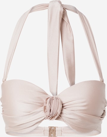 Hunkemöller Balconette Bikinitoppi 'Lima' värissä ruskea: etupuoli