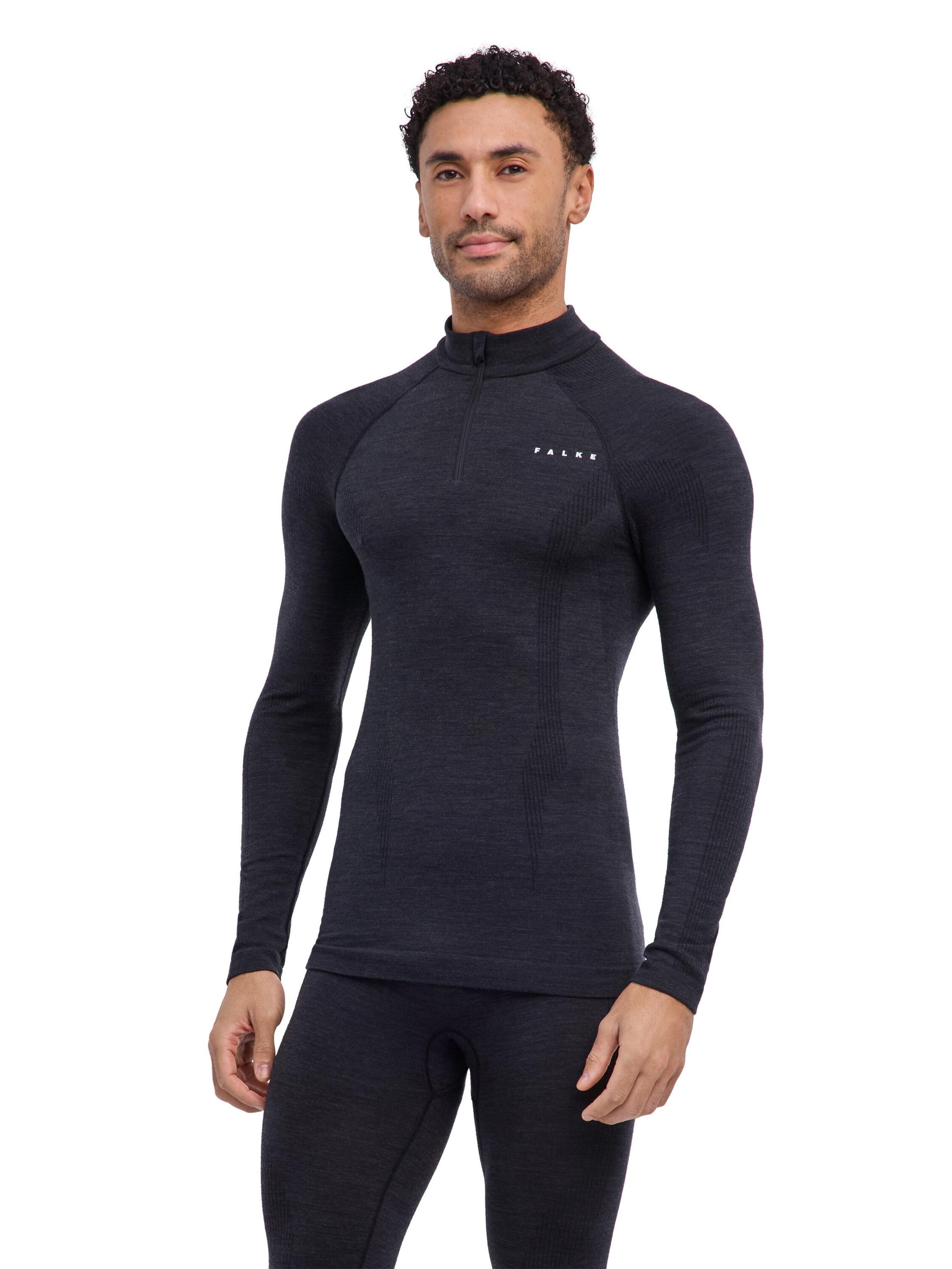 FALKE Base Layer‌‌‌‌‌‌‌‌‌ in Schwarz: Vorderseite