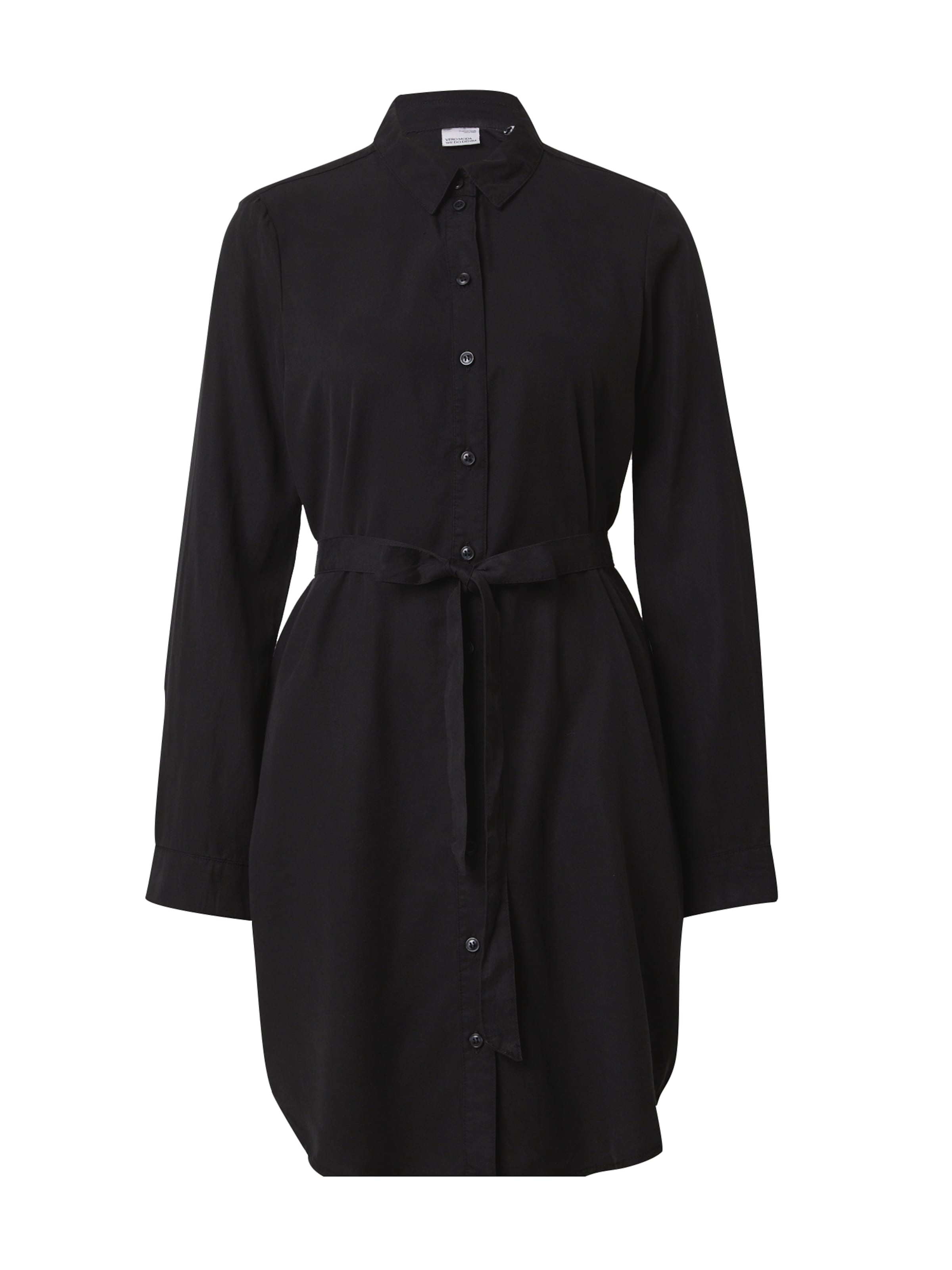 VERO MODA Shirt Dress 'BREE' in Black: front