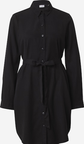 VERO MODA - Vestido camisero 'BREE' en negro: frente