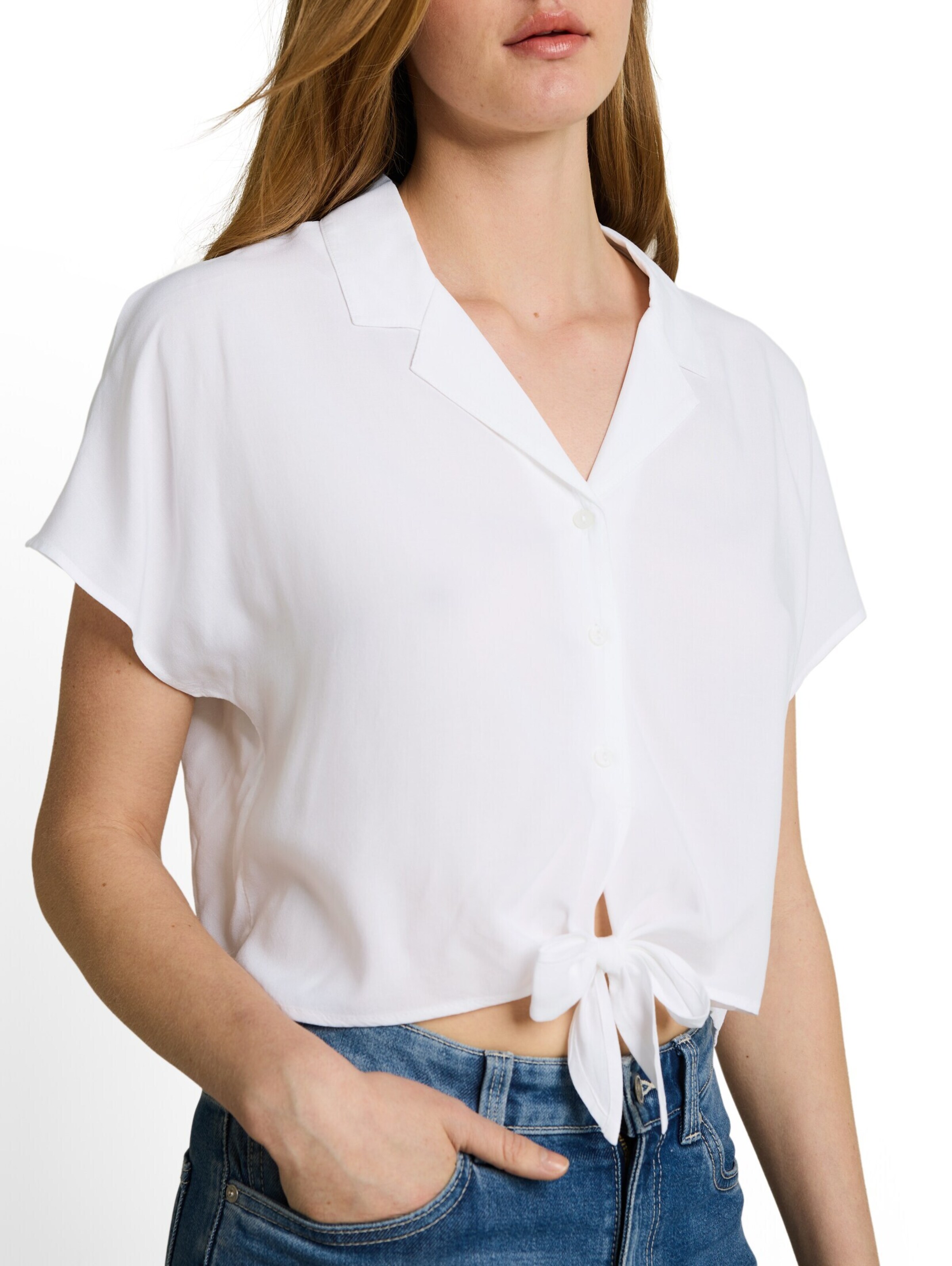 TOM TAILOR DENIM Blouse in White
