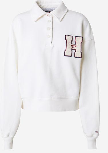 Tommy Jeans Sweater majica veličine XXS u bež / boja pijeska / mornarsko plava / crvena, Pregled proizvoda