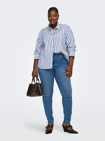 Camicia da donna 'CAROregon' di ONLY Carmakoma in blu