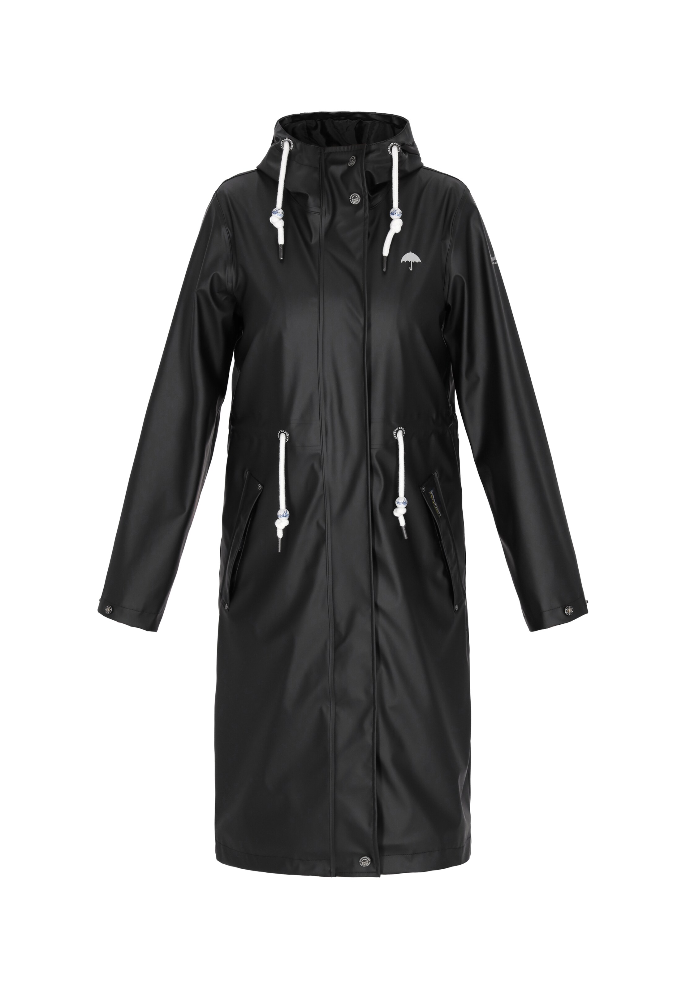 Schmuddelwedda Funktionskappa i svart: framsida