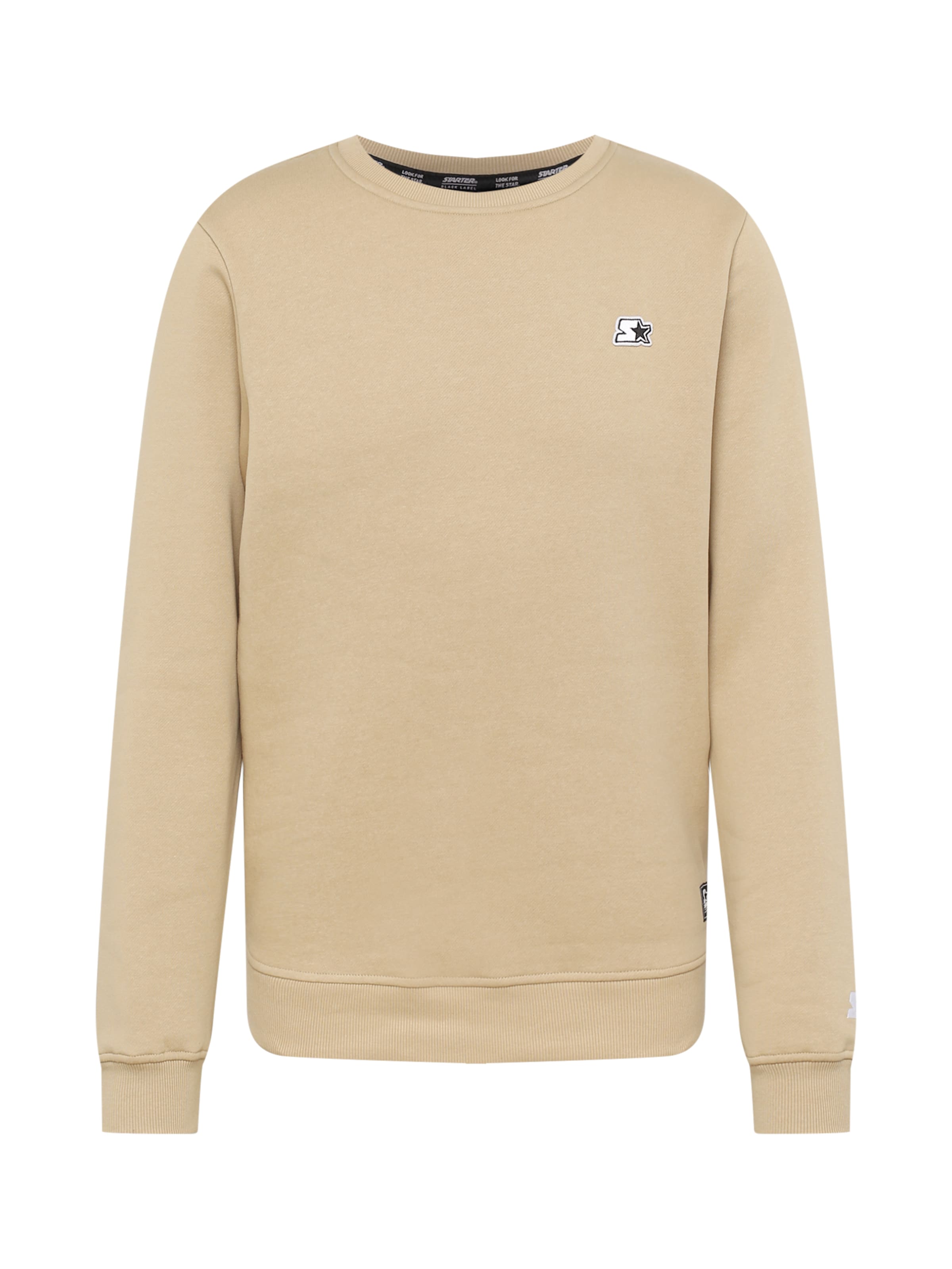 Starter Black Label Mikina 'Essential' - Béžová: predná strana