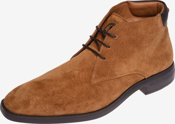 Gordon & Bros Chukka Boots in Bruin: voorkant