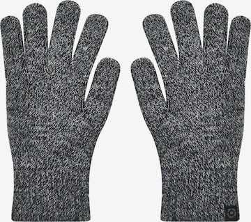 Pull&Bear Full finger gloves in Black: front