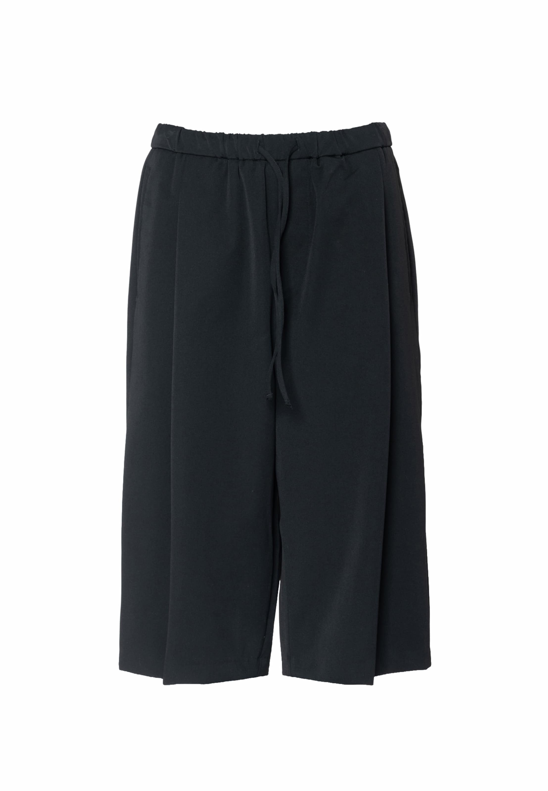 Loosefit Pantaloni con pieghe 'Lixi' di Elias Rumelis in nero: frontale