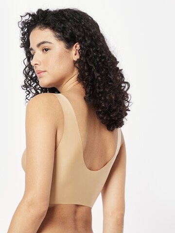 SLOGGI Bustier BH 'ZERO Feel' in Bruin