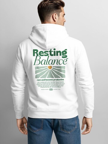 Neverless Sweatshirt 'Resting Balance' in White