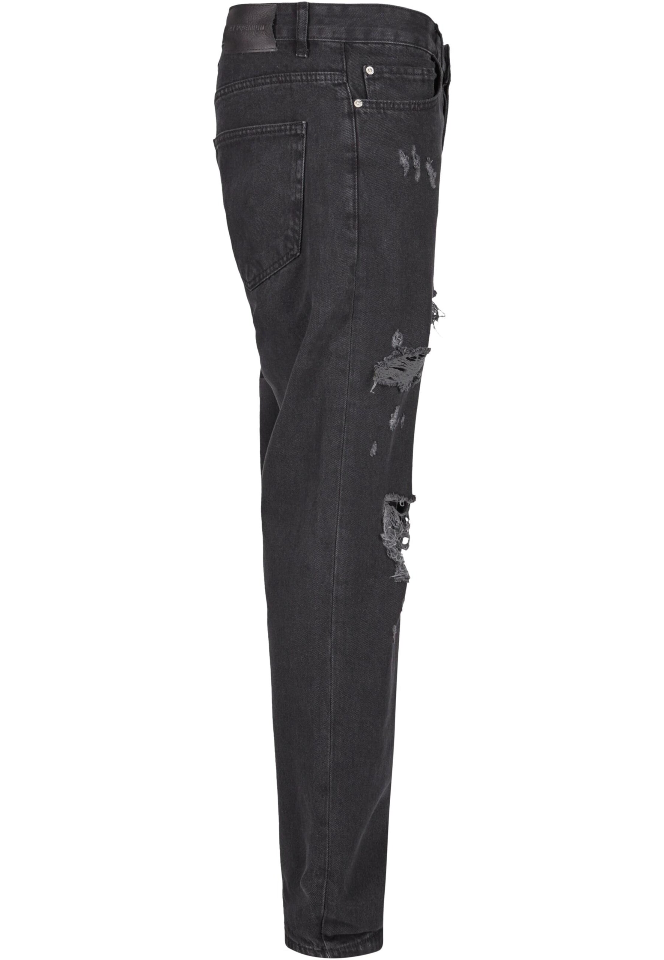 2Y Premium Regular Jeans in Zwart