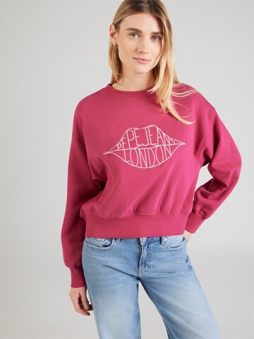 Pepe Jeans Bluzka sportowa 'Bernis' w kolorze różowy: przód