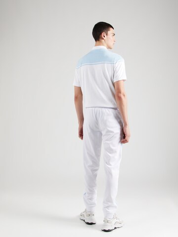 Sergio Tacchini Zwężany krój Spodnie 'NEW YOUNG' w kolorze biały