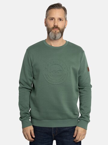 FORSBERG Sweatshirt 'Sweatshirt mit 3D Logo' in Grün