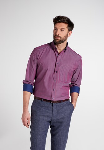 ETERNA Regular fit Button Up Shirt in Blue: front