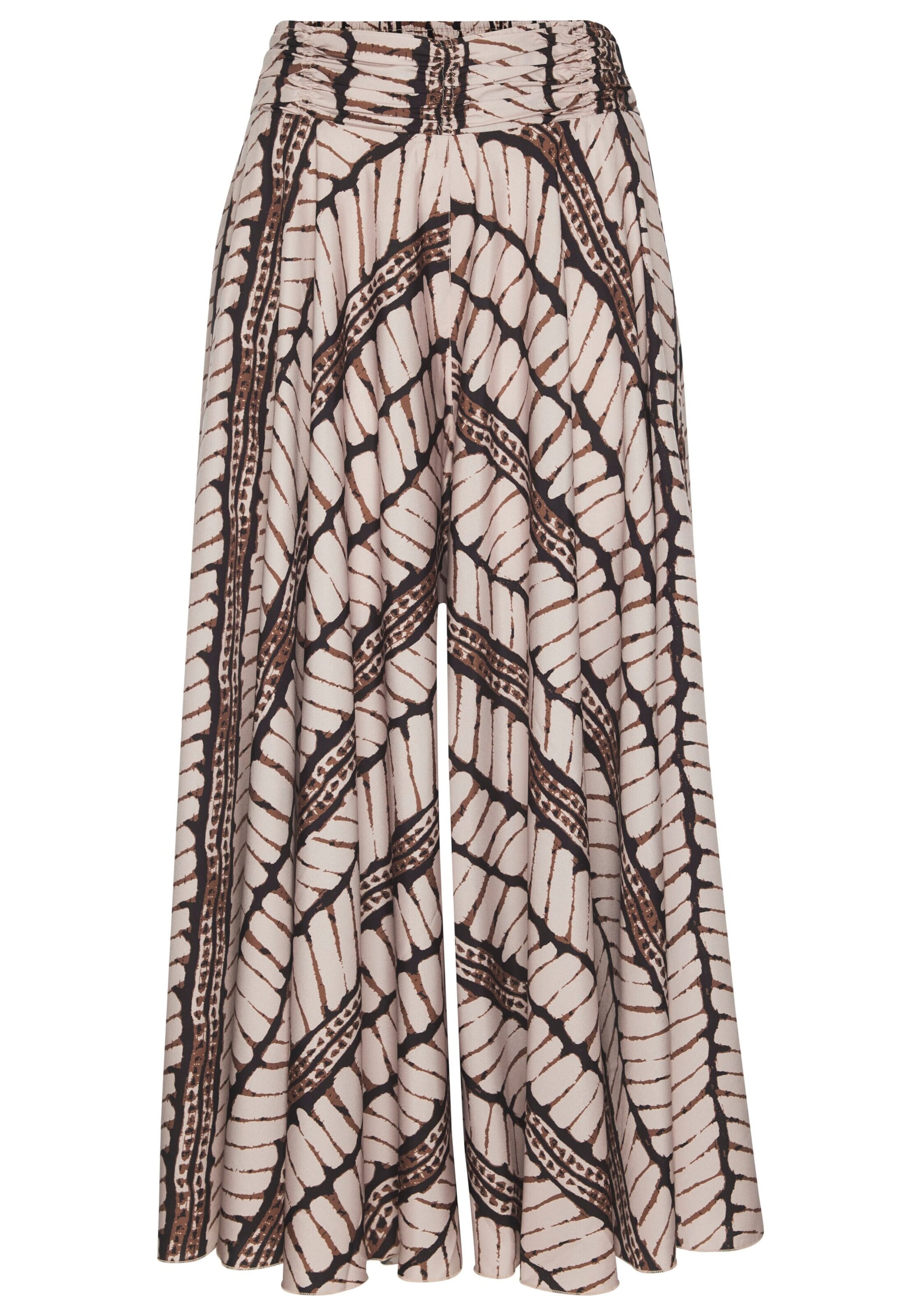 Wide Leg Pantalon LASCANA en beige : devant