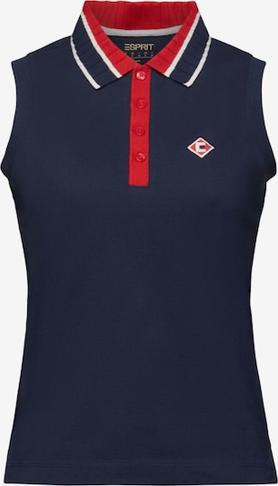 ESPRIT T-Shirt in navy / blutrot / weiß, Produktansicht