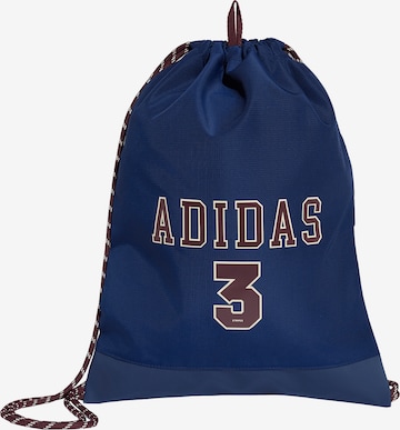 ADIDAS PERFORMANCE - Malas de desporto 'STADIUM GYMSACK' em azul: frente