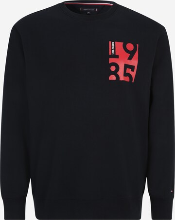 Sweat-shirt Tommy Hilfiger Big & Tall en bleu : devant