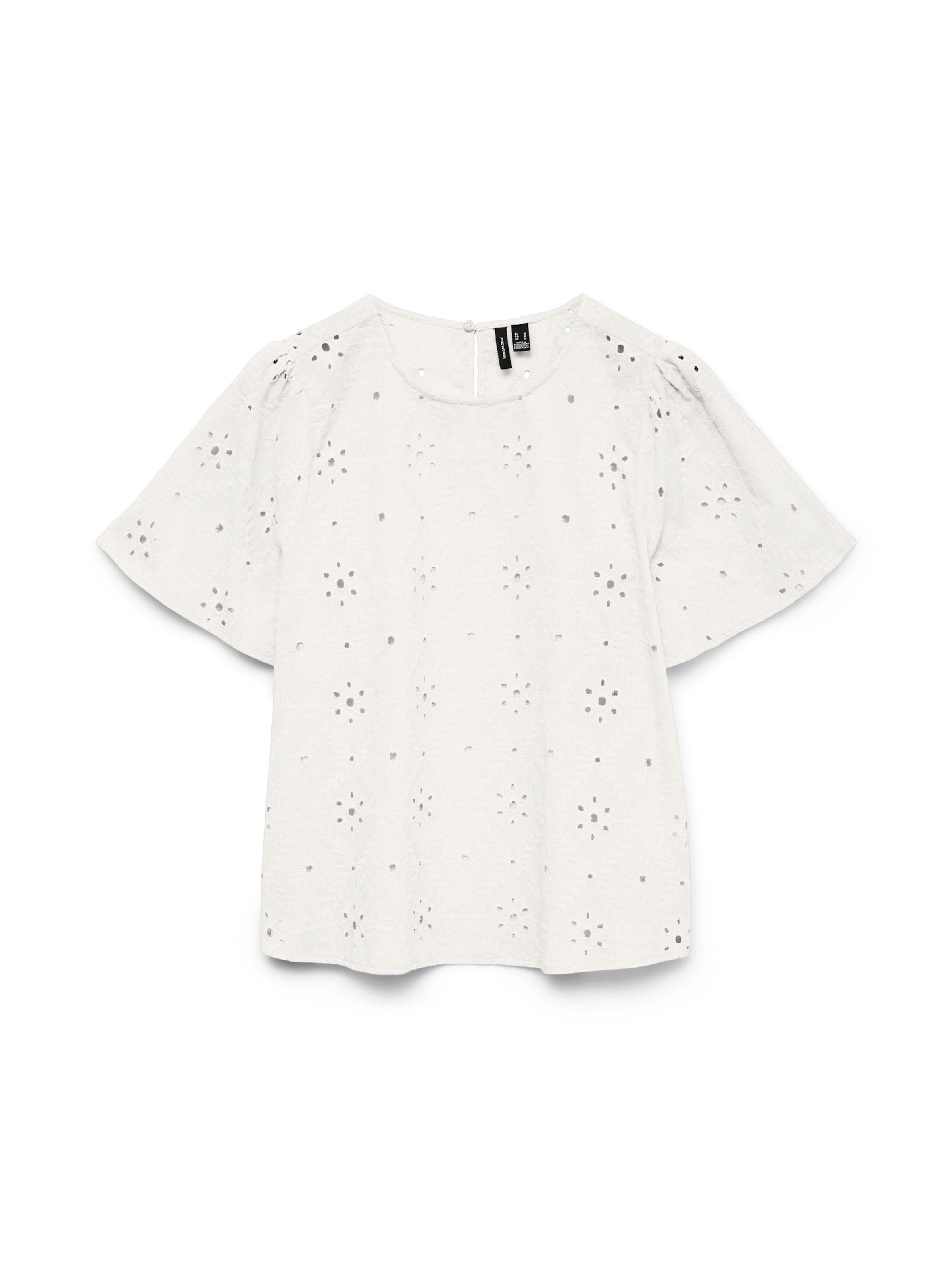 Top di VERO MODA in bianco: frontale