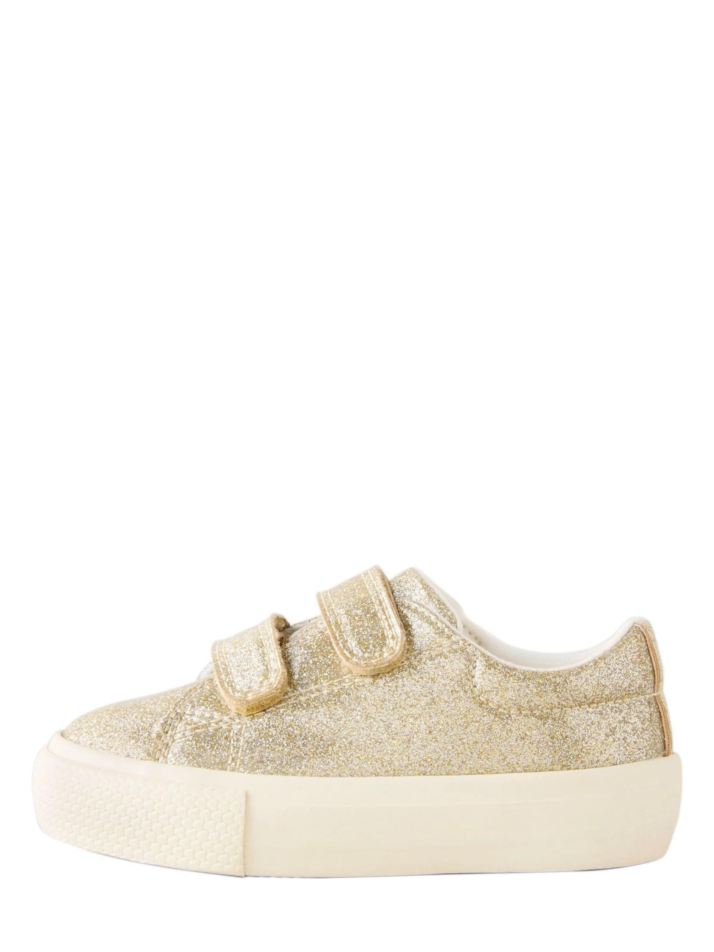 Baskets Next en or : devant