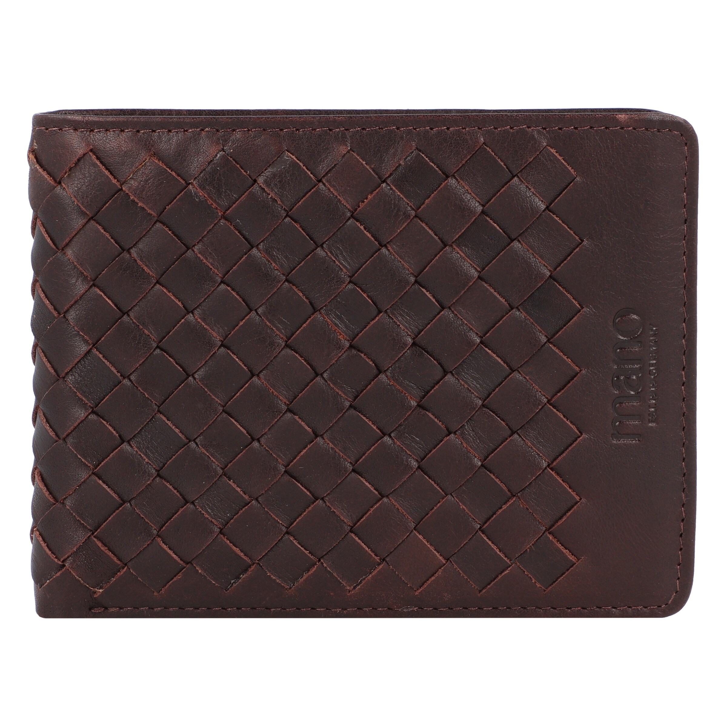 mano Portemonnaie 'Don Luca' in Braun: Vorderseite