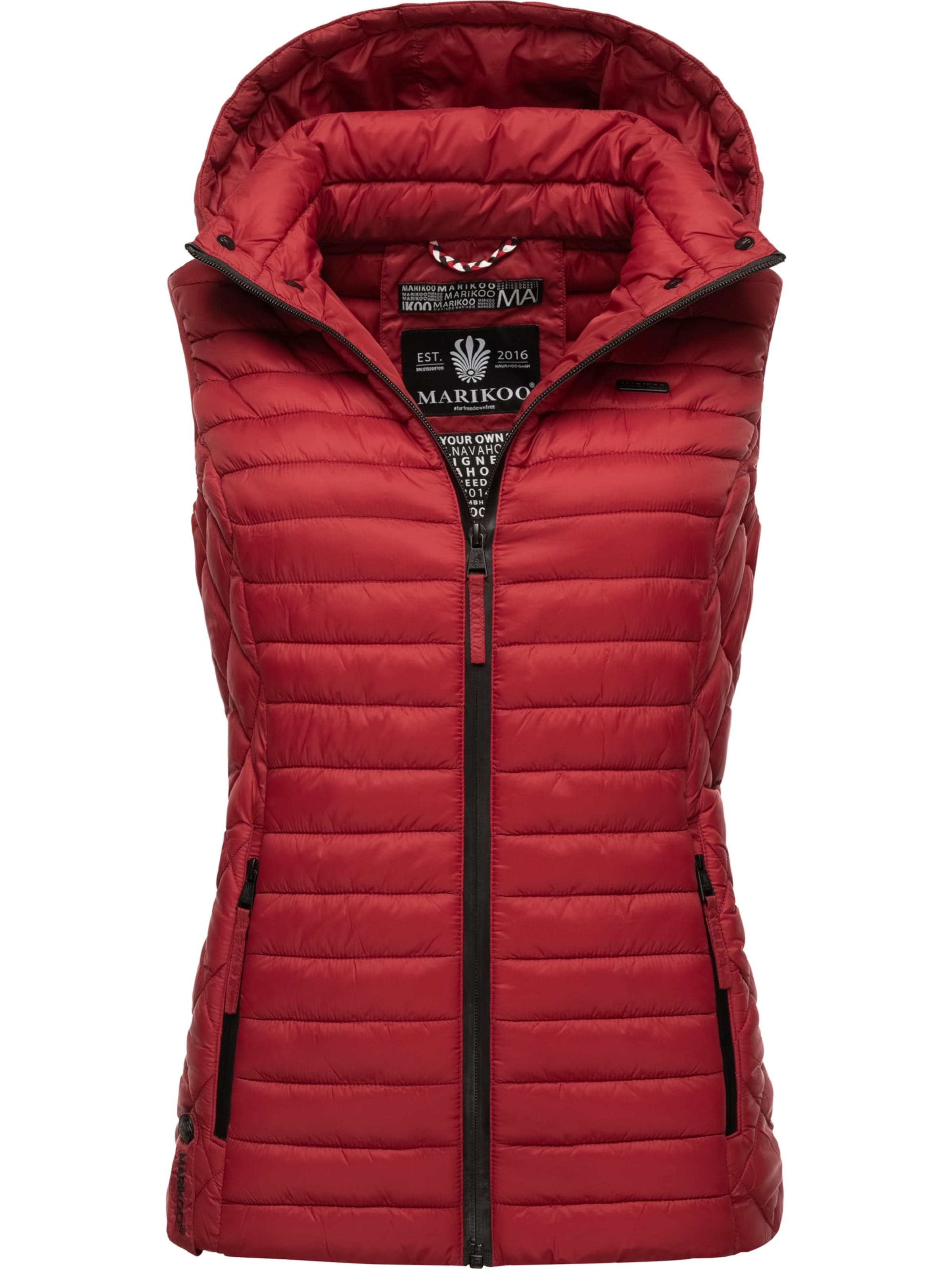 MARIKOO Weste 'Hasenpfote' in Rot