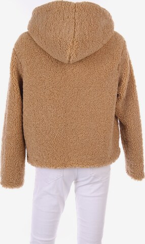 MANGO Faux Fur-Jacke XS in Beige