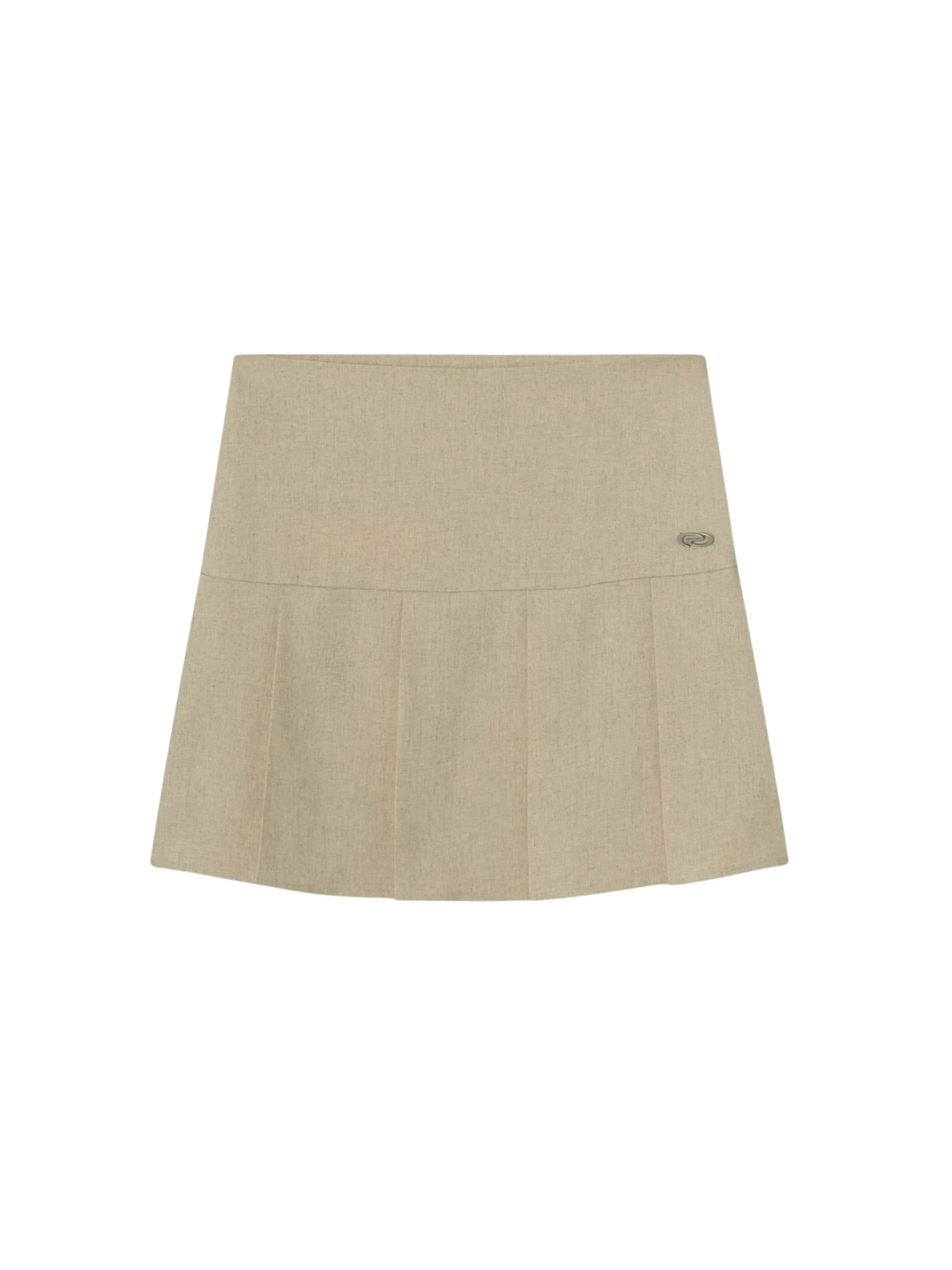 Gonna ' FannieRS ' di Résumé in beige: frontale