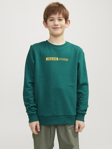 Sweat Jack & Jones Junior en vert : devant