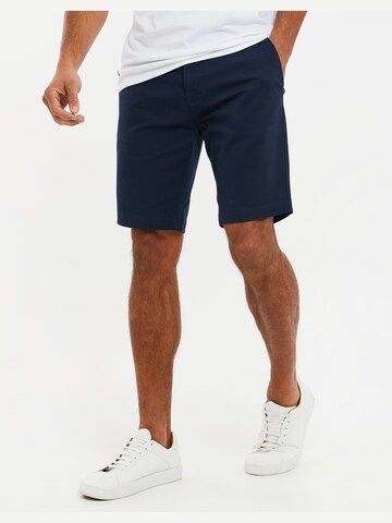 Threadbare - Slimfit Calças chino 'Northsea' em azul: frente