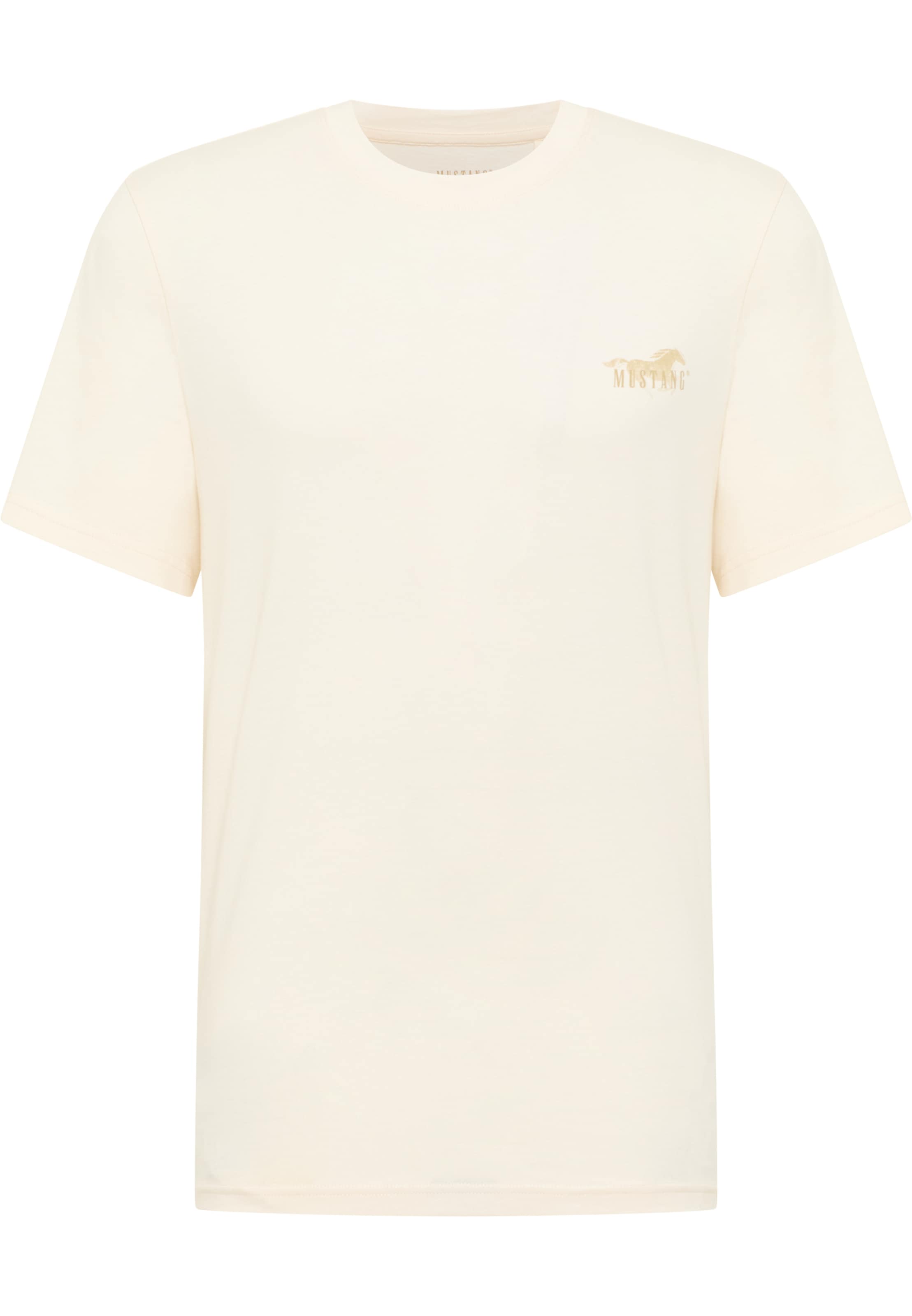 MUSTANG T-Shirt 'Austin' in Weiß: Vorderseite