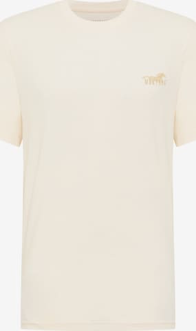 MUSTANG T-Shirt 'Austin' in Weiß: Vorderseite