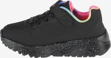 SKECHERS Sneaker 'Skechers Uno Lite Rainbow Specks' in Schwarz: Vorderseite