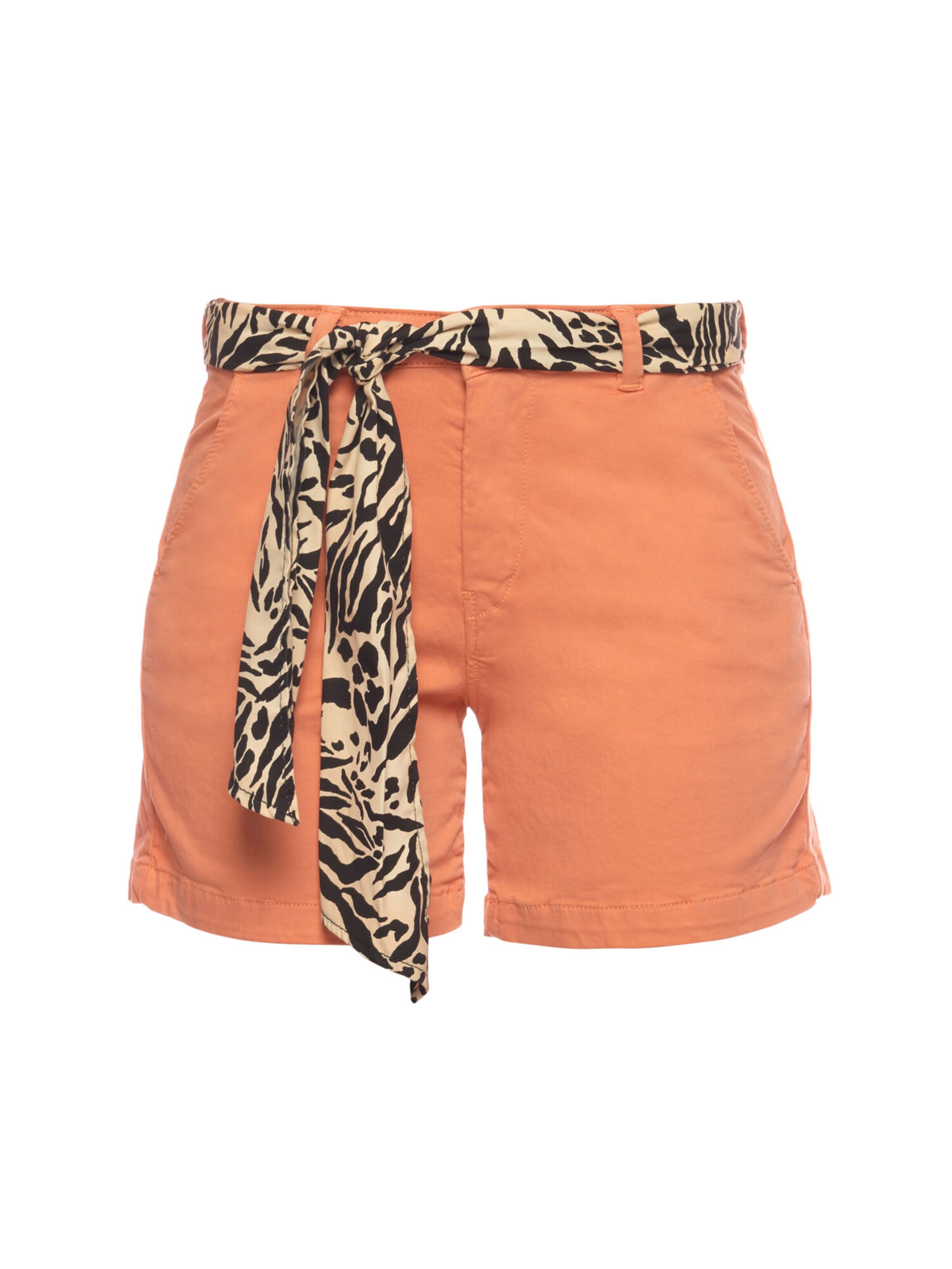 Le Temps Des Cerises Regular Broek 'Veli' in Oranje: voorkant