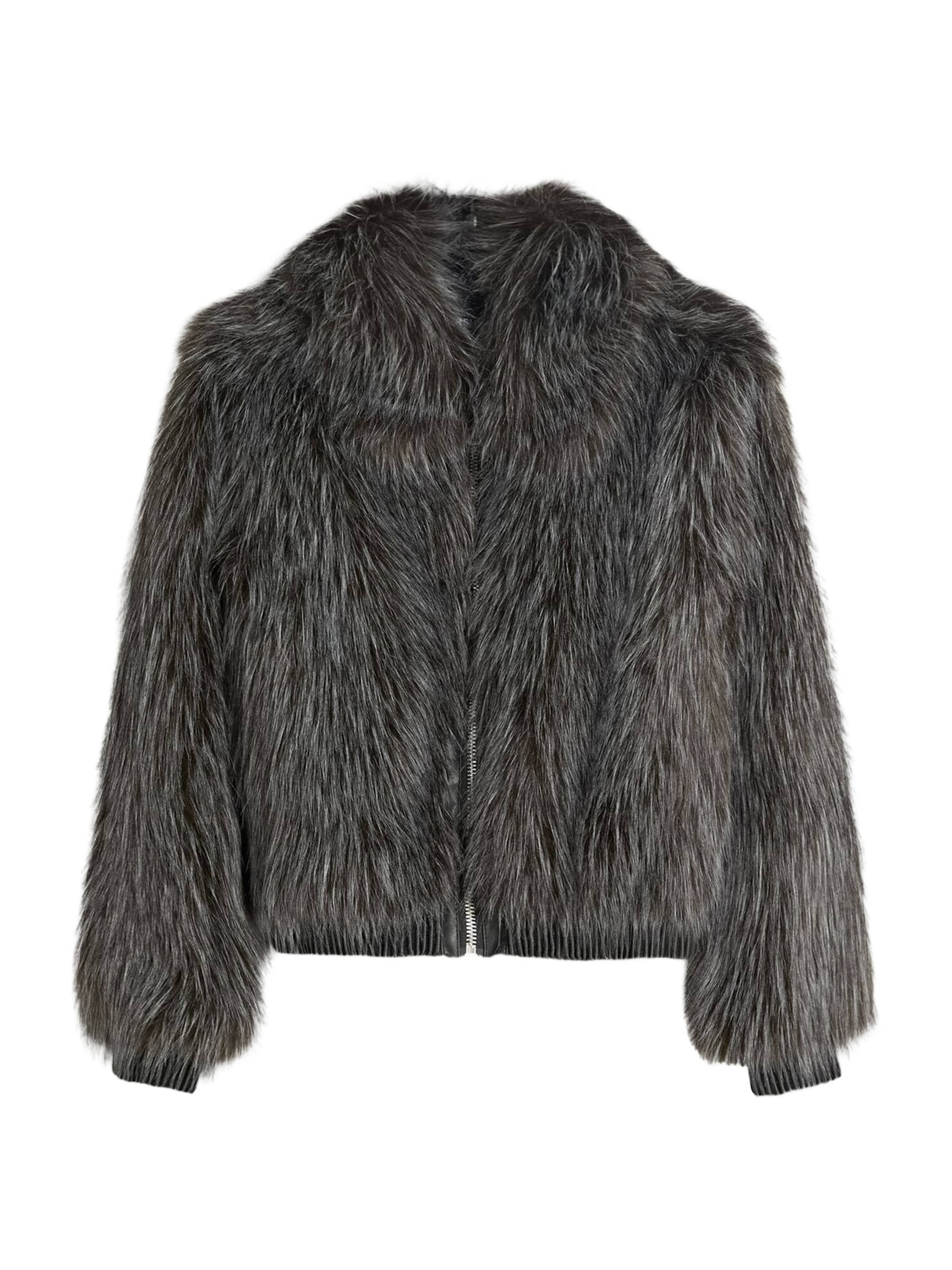 Bershka Between-season jacket in Grey: front