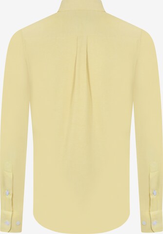 DENIM CULTURE Regularny krój Koszula 'Henri' w kolorze żółty