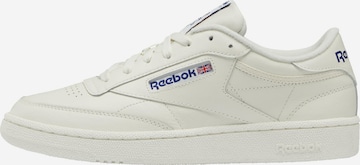 Reebok Rövid szárú sportcipők 'Club C 85' - fehér: elől