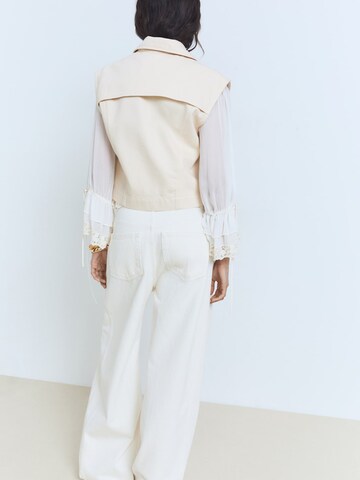 MANGO Bodywarmer 'ERIN' in Beige