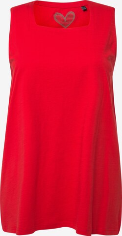 T-shirt Ulla Popken en rouge : devant