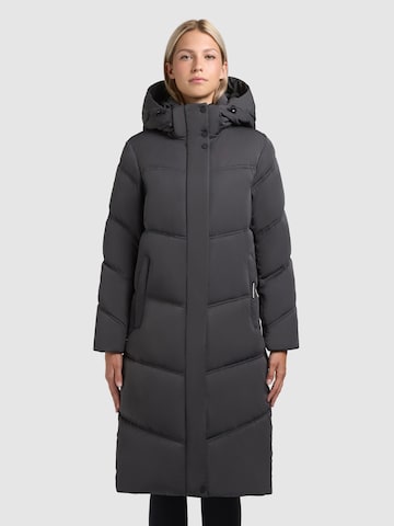 khujo Zimní kabát 'Ainu2' – šedá: přední strana