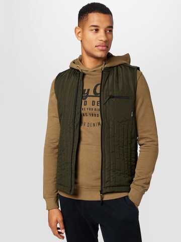 BLEND Vest in Green: front