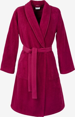 Kenzo Home Long Bathrobe 'ICONIC' in Pink: front