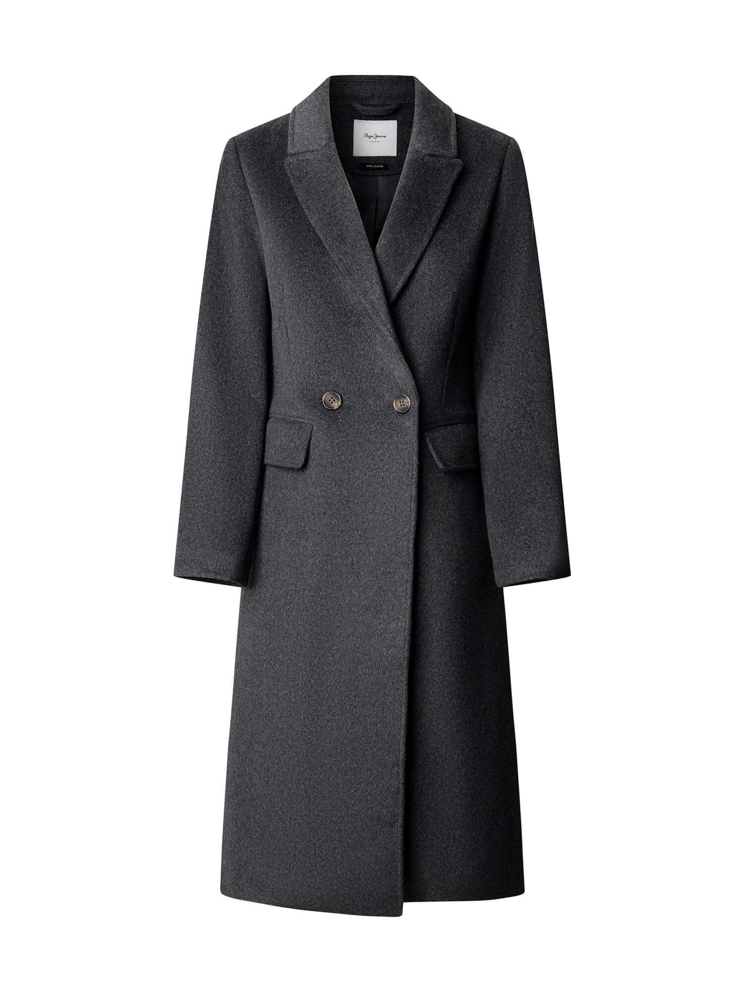 Pepe Jeans Mantel 'Lisa' in Grau: Vorderseite
