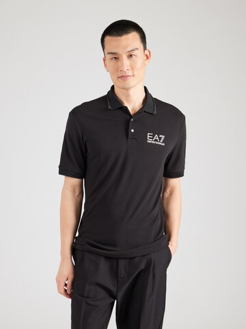 T-Shirt EA7 Emporio Armani en noir : devant